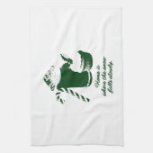 Winter illustration Towel キッチンタオル (縦)