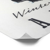 Winter in Austria Vintage Poster ポスター (角)