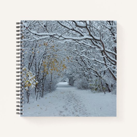 Winter in Canadaノートブック ノートブック (正面)