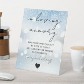 Winter In Loving Memoryスクリプトエレガント 台座サイン (インサイチュ)