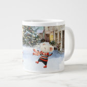 Winter in Mice Town ジャンボコーヒーマグカップ (正面右)