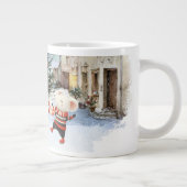 Winter in Mice Town ジャンボコーヒーマグカップ (右)