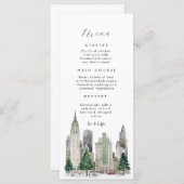 winter in New York Flat Menu メニュー (正面/裏面)