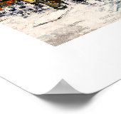 Winter in Paris. Fine Art Poster ポスター (角)