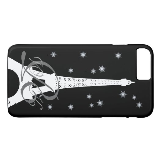 Winter in Paris iPhone Case Case-Mate iPhoneケース (裏面(横))
