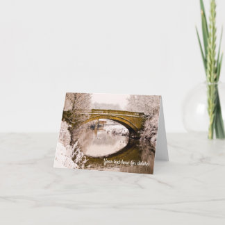 Winter in Pollok Park, Glasgow, Scotland カード