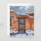 Winter in Santa Fe, New Mexico シーズンポストカード (正面/裏面)