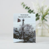 Winter in Silver City, NM ポストカード (スタンド正面)