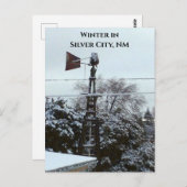 Winter in Silver City, NM ポストカード (正面/裏面)