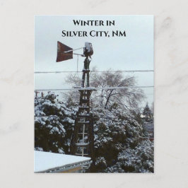 Winter in Silver City, NM ポストカード