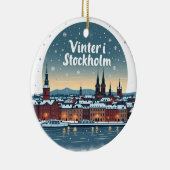 Winter in Stockholm Christmas Ornament セラミックオーナメント (右)