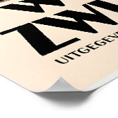 Winter in Switzerland Zurich Vintage Travel Poster ポスター (角)