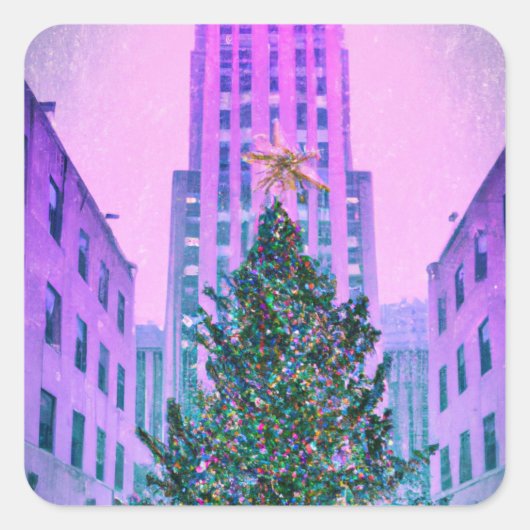 Winter in the City スクエアシール (正面)