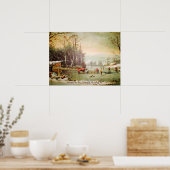 Winter in the Country, Getting Ice Poster ポスター (キッチン)