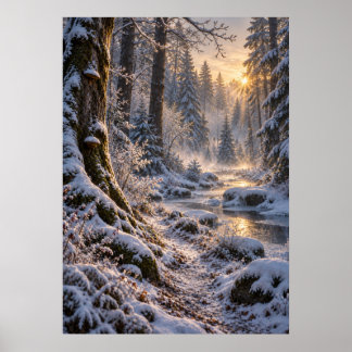 Winter in the Fourfold Forest ポスター