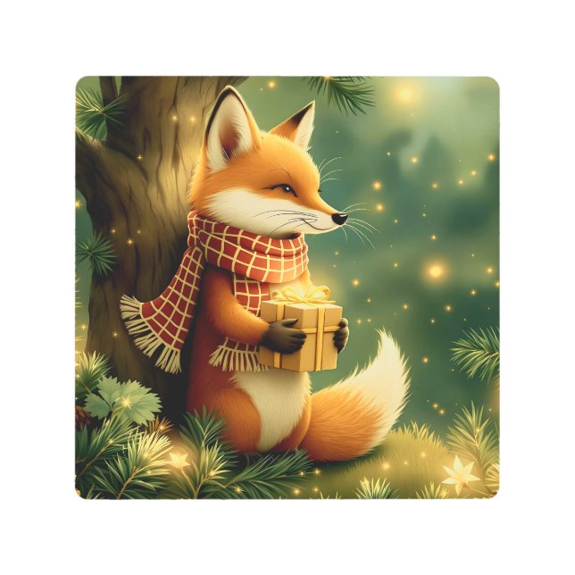 Winter in the Pines メタルプリント (正面)