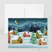 Winter in town ポストカード (正面/裏面)