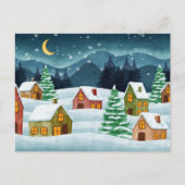 Winter in town ポストカード (正面)