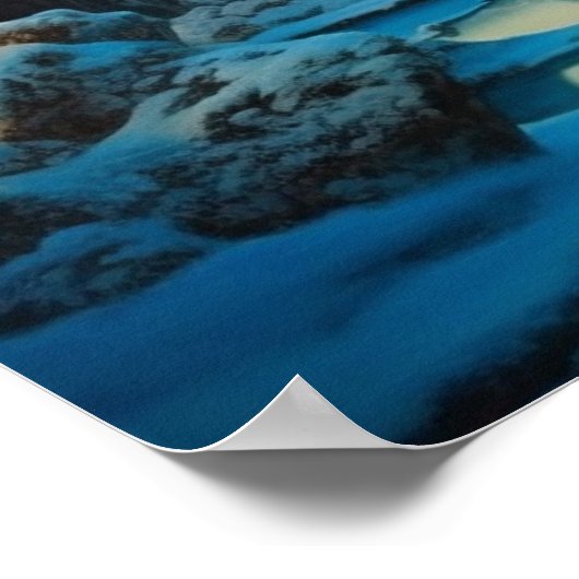 Winter in Valley秋 ポスター (角)