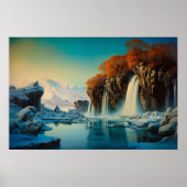 Winter in Valley秋 ポスター (正面)