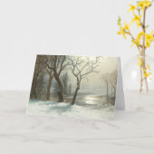 Winter in Yosemite by Albert Bierstadt Winter カード (黄色い花)
