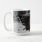 Winter in Yosemite, by Gary Poling コーヒーマグカップ (左)