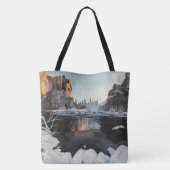 Winter in Yosemite, by Gary Poling トートバッグ (裏面)