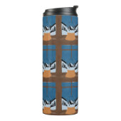 Winter Insulated Bottle - Snow Globe by the Window タンブラー (回転左)