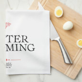 Winter Is Coming キッチンタオル (四つ折り)