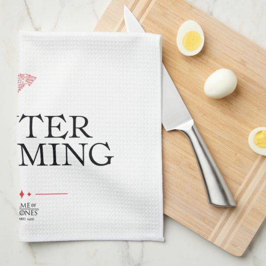 Winter Is Coming キッチンタオル (四つ折り)