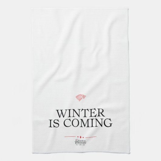 Winter Is Coming キッチンタオル (縦)