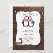 Winter Its TWINS Birth Announcement招待状 招待状 (正面)