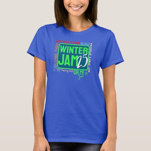 Winter Jam 2025 Jam Nation Skillet Anne Wilson Tシャツ (正面)