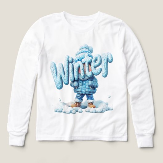 winter jersey for kids (デザイン正面)