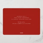 Winter Joy Archの写真 箔シーズンカード (裏面)