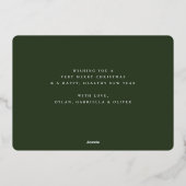 Winter Joy Archの写真 箔シーズンカード (裏面)