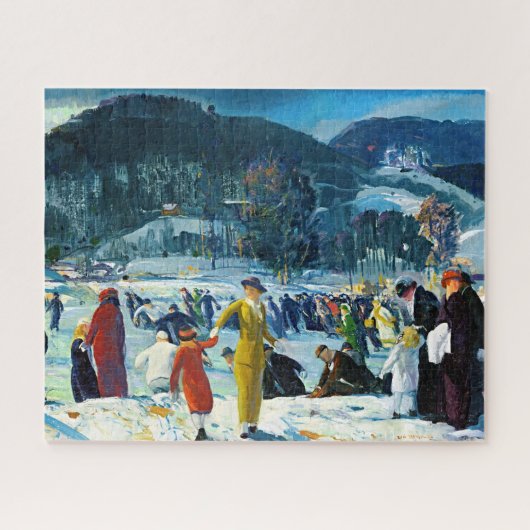 Winter Joy Puzzle – Bellows Fine Art Scene ジグソーパズル (横)
