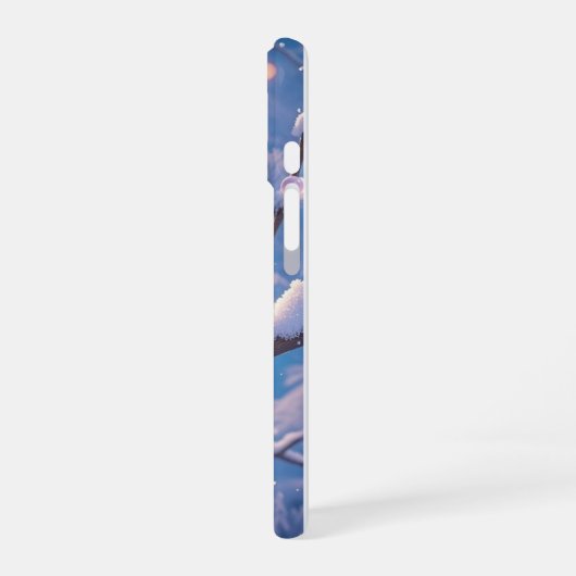 Winter Kawaii Cats Phone Case iPhone 16ケース (左側面)