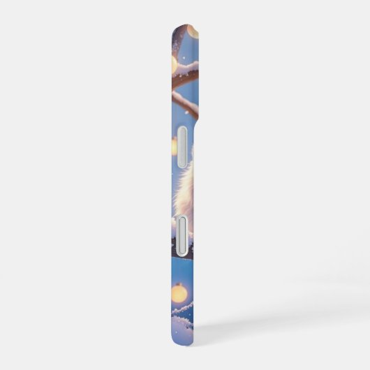 Winter Kawaii Cats Phone Case iPhone 16ケース (右側面)