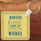 Winter Kisses And Snowflake Wishes-51963 キーホルダー (裏面)