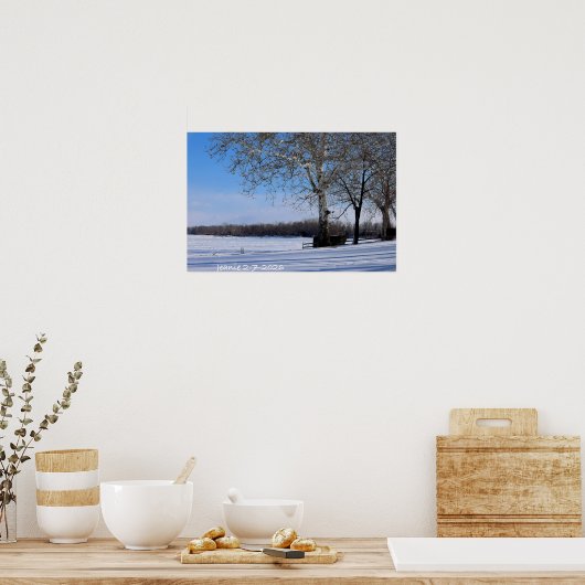 Winter Landsacpe ポスター (キッチン)