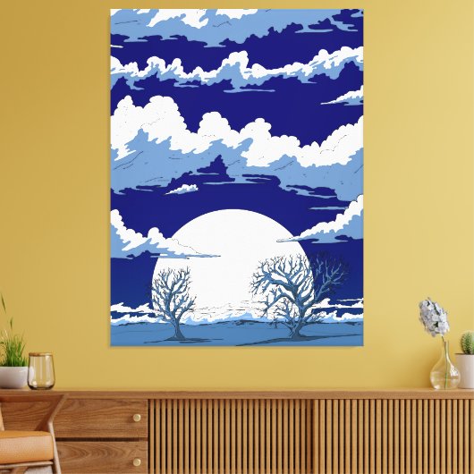 Winter Landscape キャンバスプリント (インサイチュ (リビング))