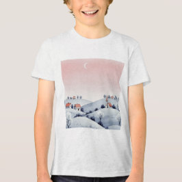 Winter landscape トライブレンドTシャツ