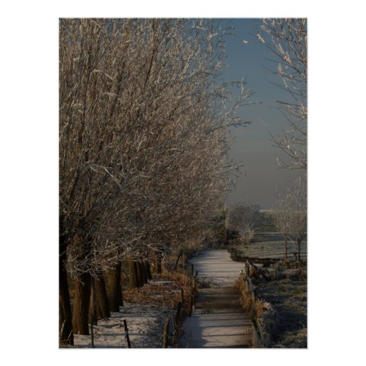 Winter landscape  ポスター (正面)