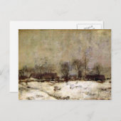 Winter Landscape, Cincinnati by John Twachtman ポストカード (正面/裏面)
