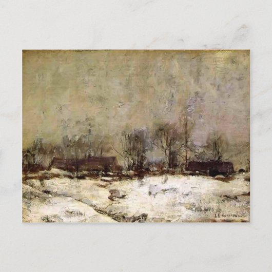 Winter Landscape, Cincinnati by John Twachtman ポストカード (正面)