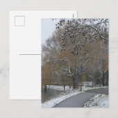 Winter Landscape DIY Postcard シーズンポストカード (正面/裏面)