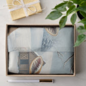 Winter Landscape with Sheep and Cabin 薄葉紙 (ギフト)