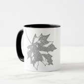 winter leaf マグカップ (正面左)