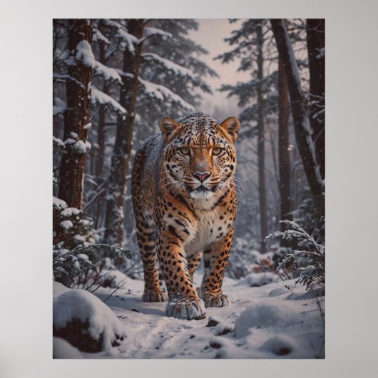 Winter Leopardポスター ポスター (正面)